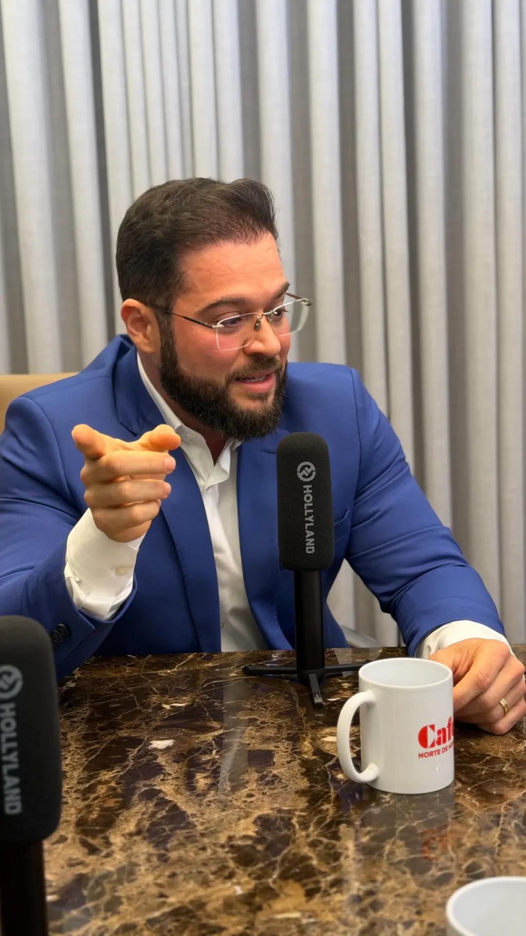 Pedro Alcântara em entrevista para podcast